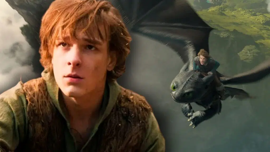 ¡Lo dio todo!  Así fue el stunt de Cómo entrenar a tu dragón que lesionó a Mason Thames