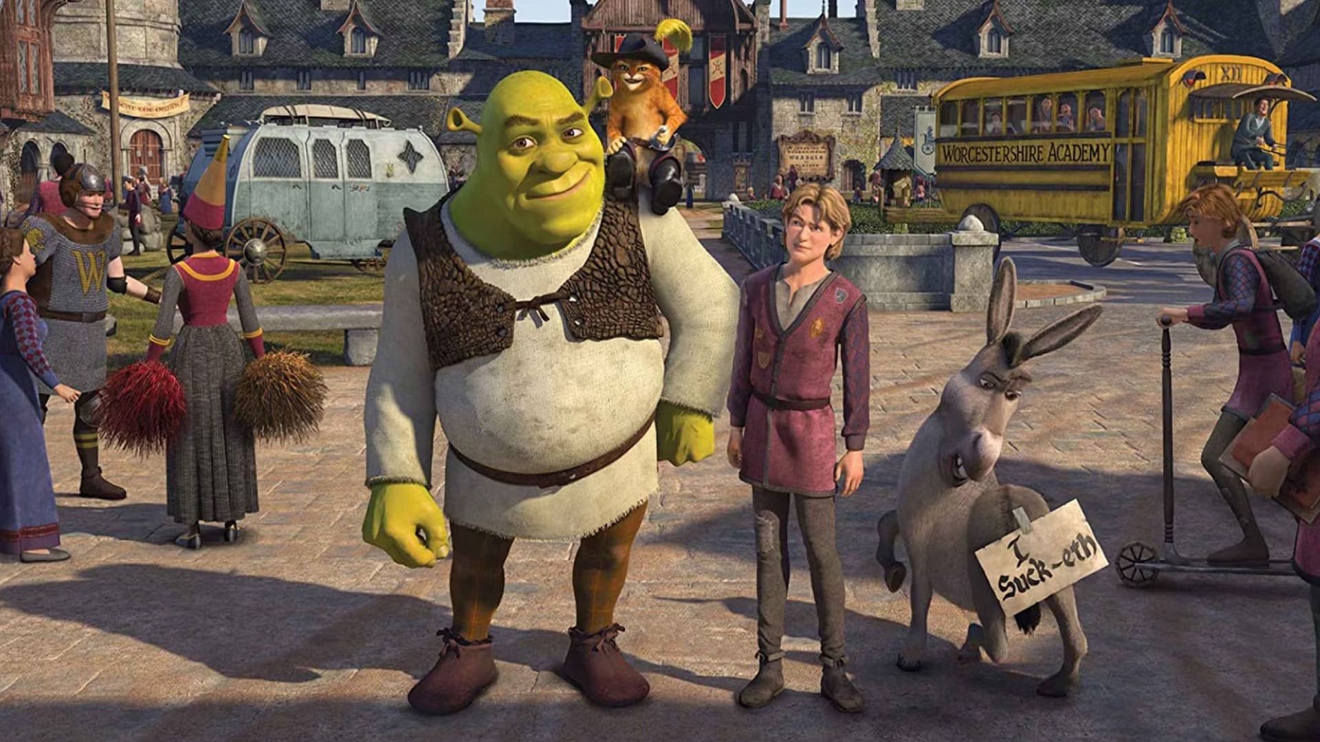 Shrek película personajes