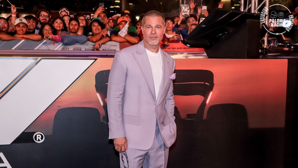 ¡A toda velocidad! Brad Pitt enamoró a sus fans de CDMX en la premiere de F1