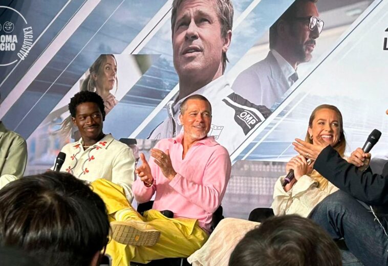 F1 conferencia CDMX Brad Pitt