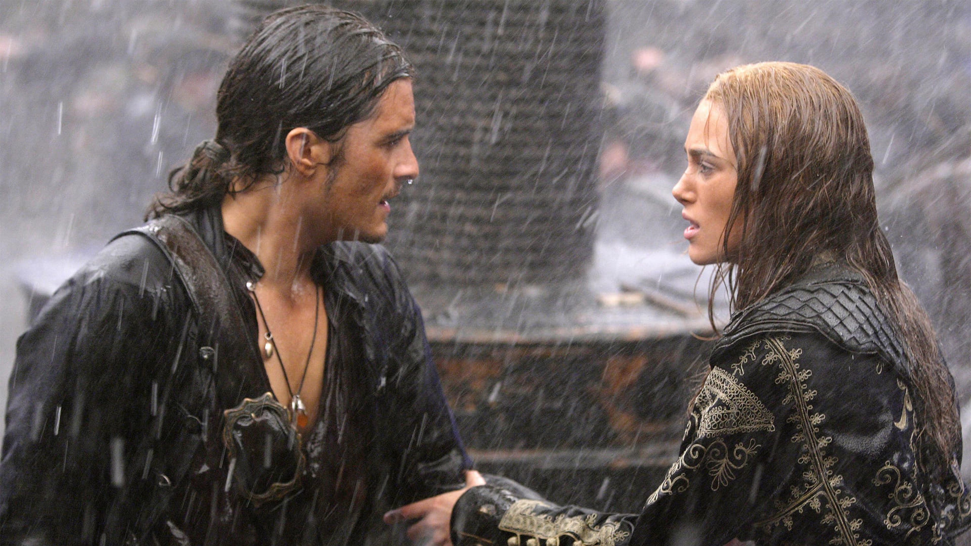 Will y Elizabeth en Piratas del Caribe