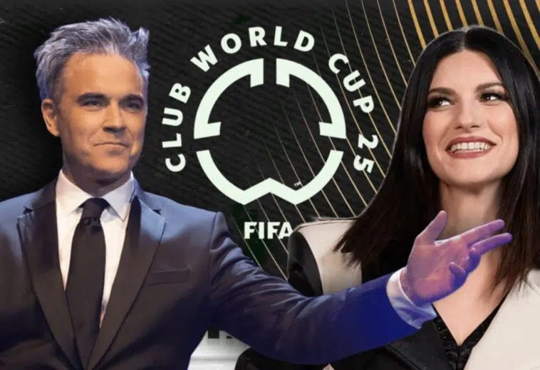 Laura Pausini y Robbie Williams se unen al Mundial de Clubes de la Fifa