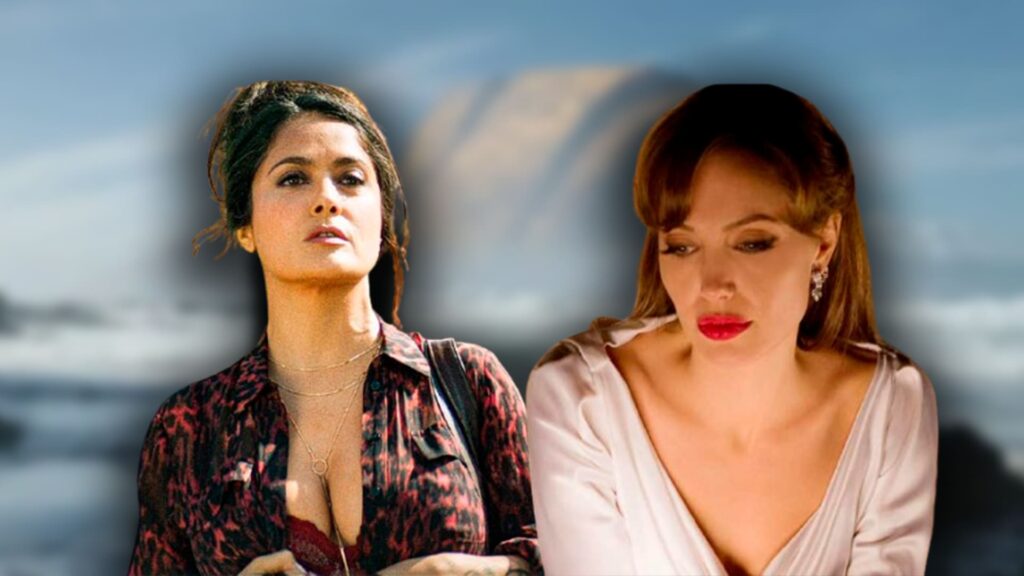 Angelina Jolie y Salma Hayek en Veracruz