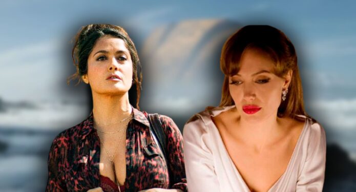 Angelina Jolie y Salma Hayek en Veracruz