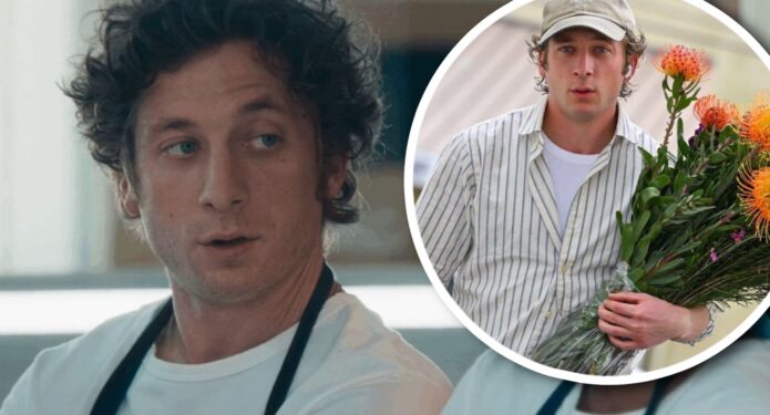 Jeremy allen white siempre carga flores