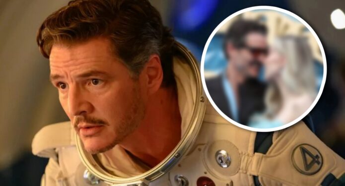 Posible beso de pedro pascal y vanessa kirby en premiere