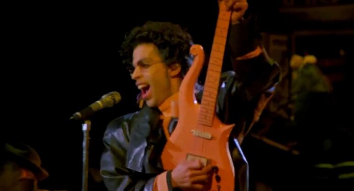 Prince guitarra naranja