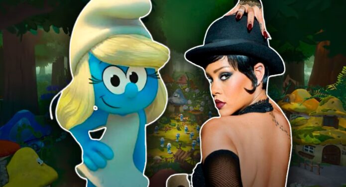 Rihanna conexión Los Pitufos