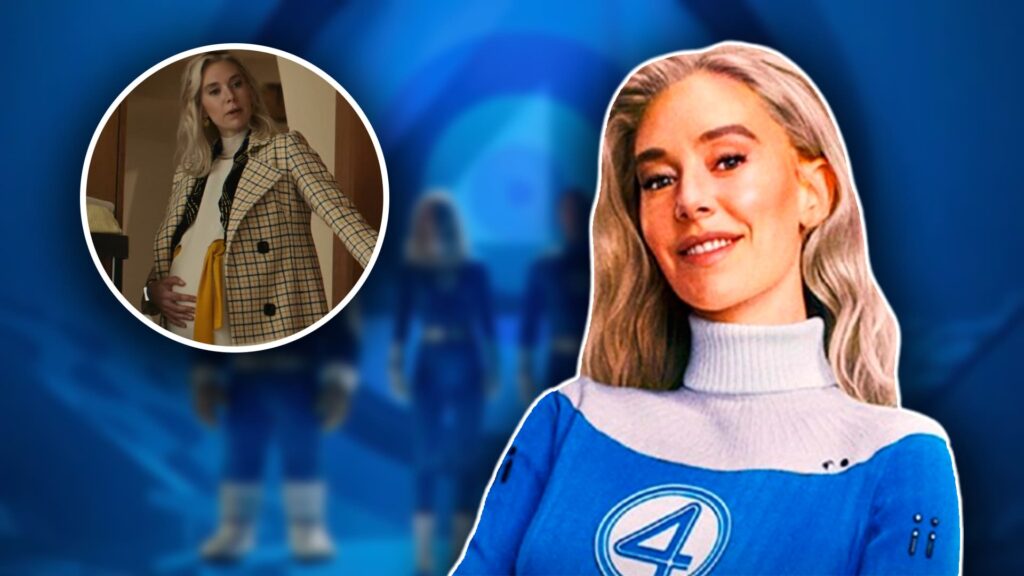 Vanessa Kirby vientre falso Los 4 Fantásticos