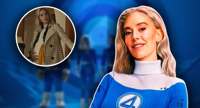 Vanessa Kirby vientre falso Los 4 Fantásticos