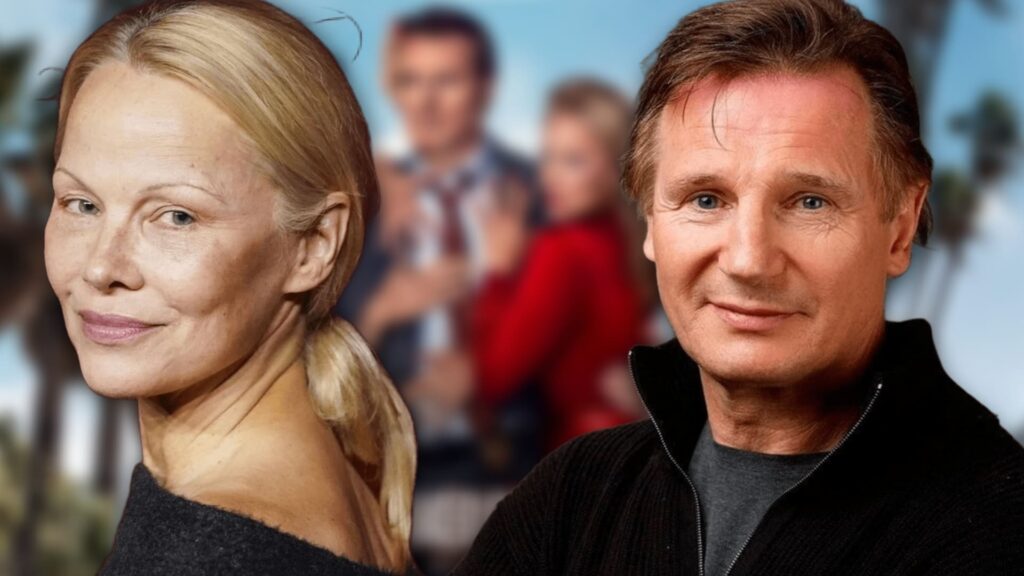liam neeson y pamela anderson en romance