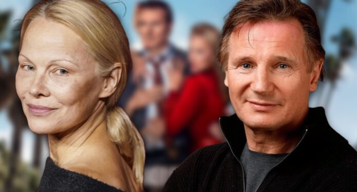 liam neeson y pamela anderson en romance