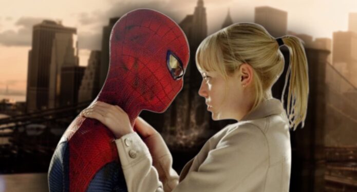 Emma Stone y Andrew Garfield en El sorprendente Hombre Araña 2