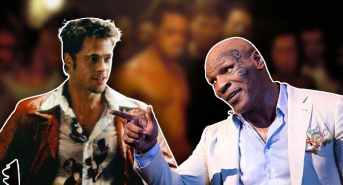 Mike Tyson y Brad Pitt pelea
