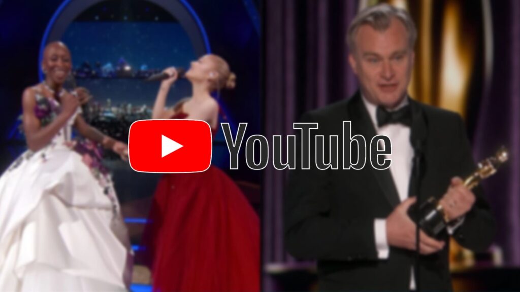 YouTube derechos de los Oscar