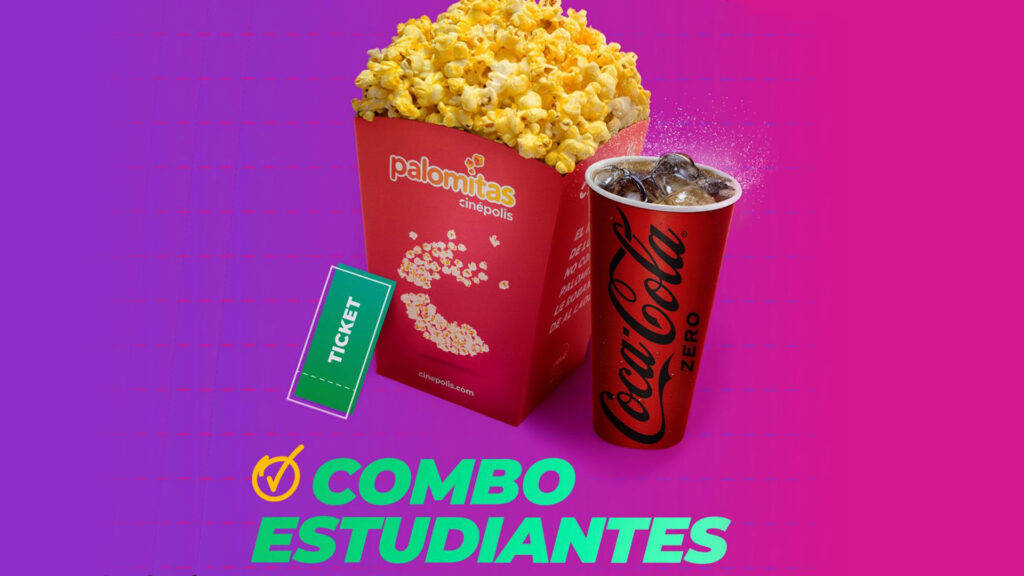 combo estudiantes cinépolis
