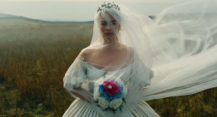 Margot Robbie vestido de novia