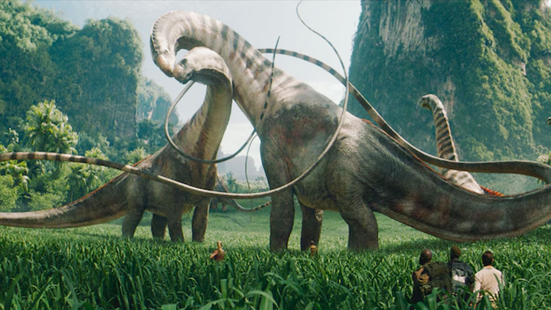 Jurassic World dinosaurios en la isla