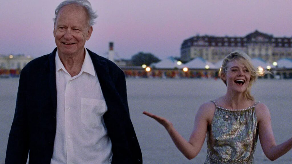 Elle Fanning y Stellan Skarsgard