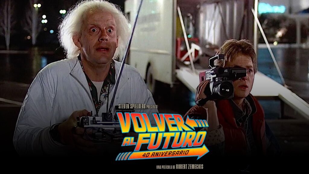 Volver al futuro reestreno menú temático