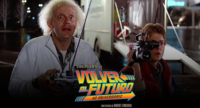 Volver al futuro reestreno menú temático