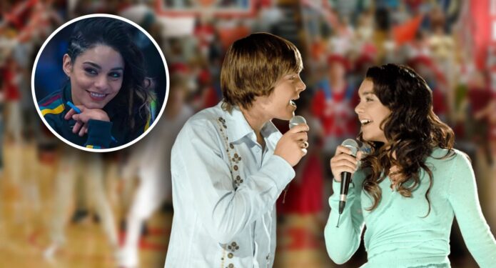 Vanessa Hudgens y Zac Efron en High School Musical