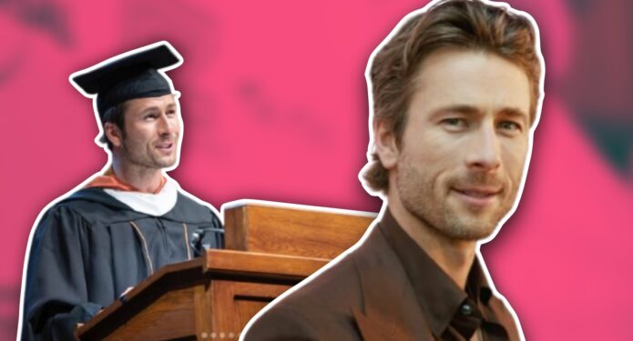 Glen Powell habla sobre terminar su universidad