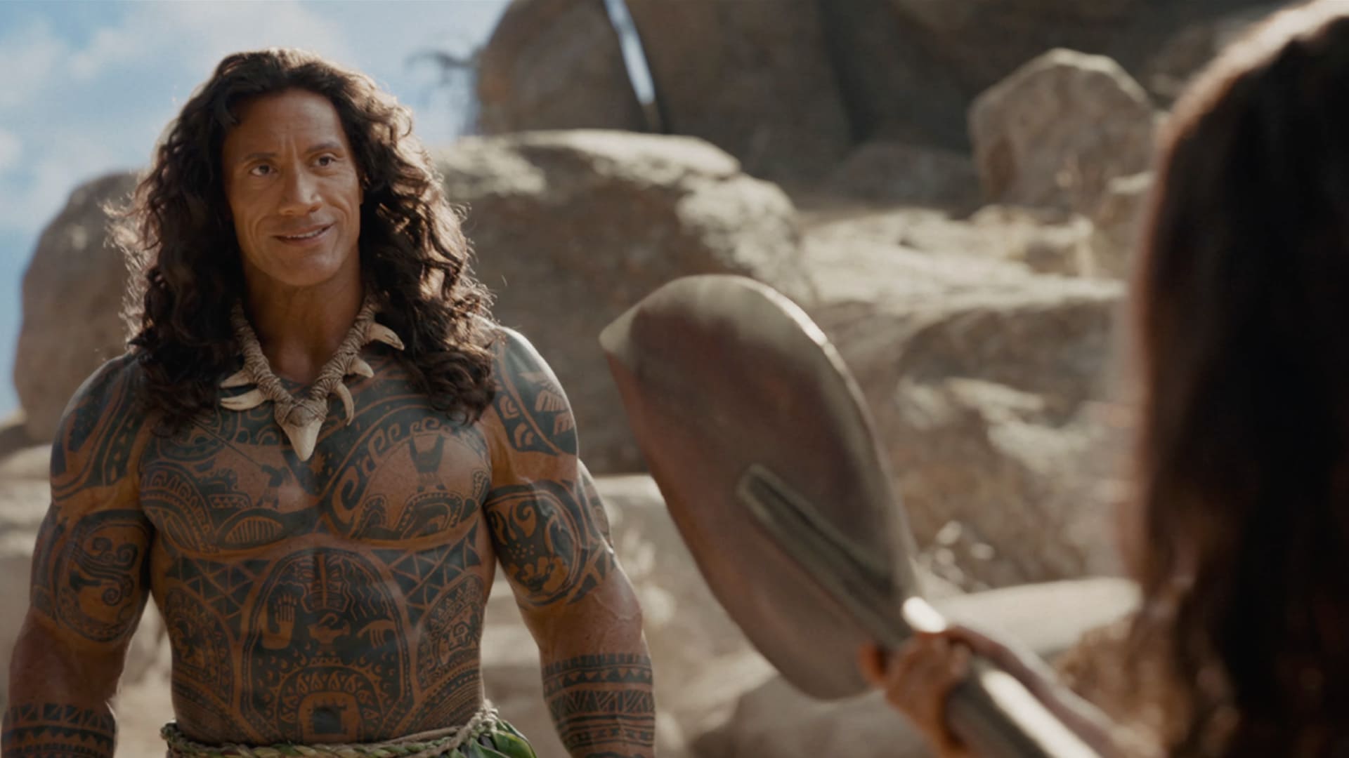 Dwayne Johnson como Maui