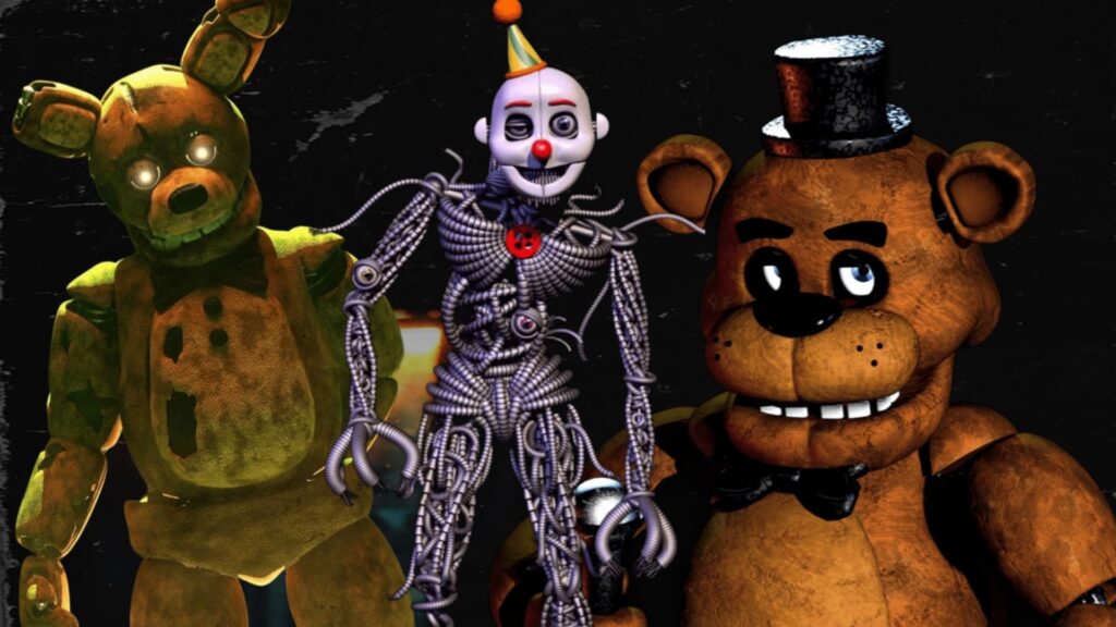 Five Nights at Freddy's animatrónicos más icónicos