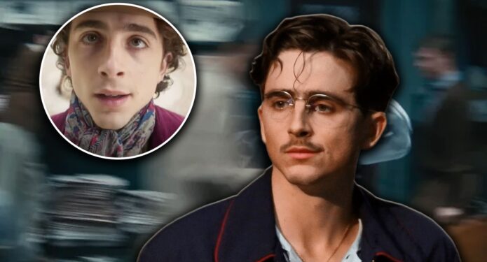 Timothée Chalamet vista Marty Supremo