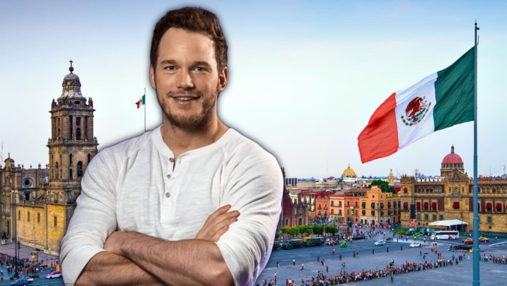 Chris Pratt visita México por Sin piedad