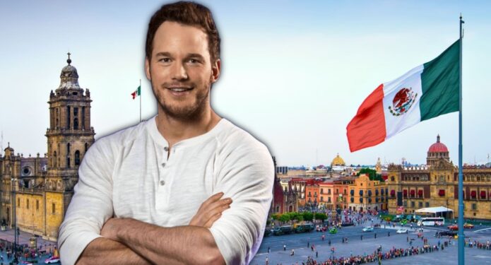 Chris Pratt visita México por Sin piedad