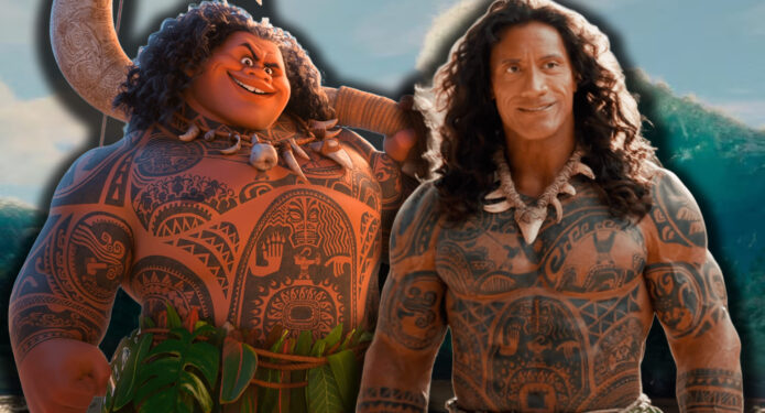 Dwayne Johnson "La Roca" Maui live-action