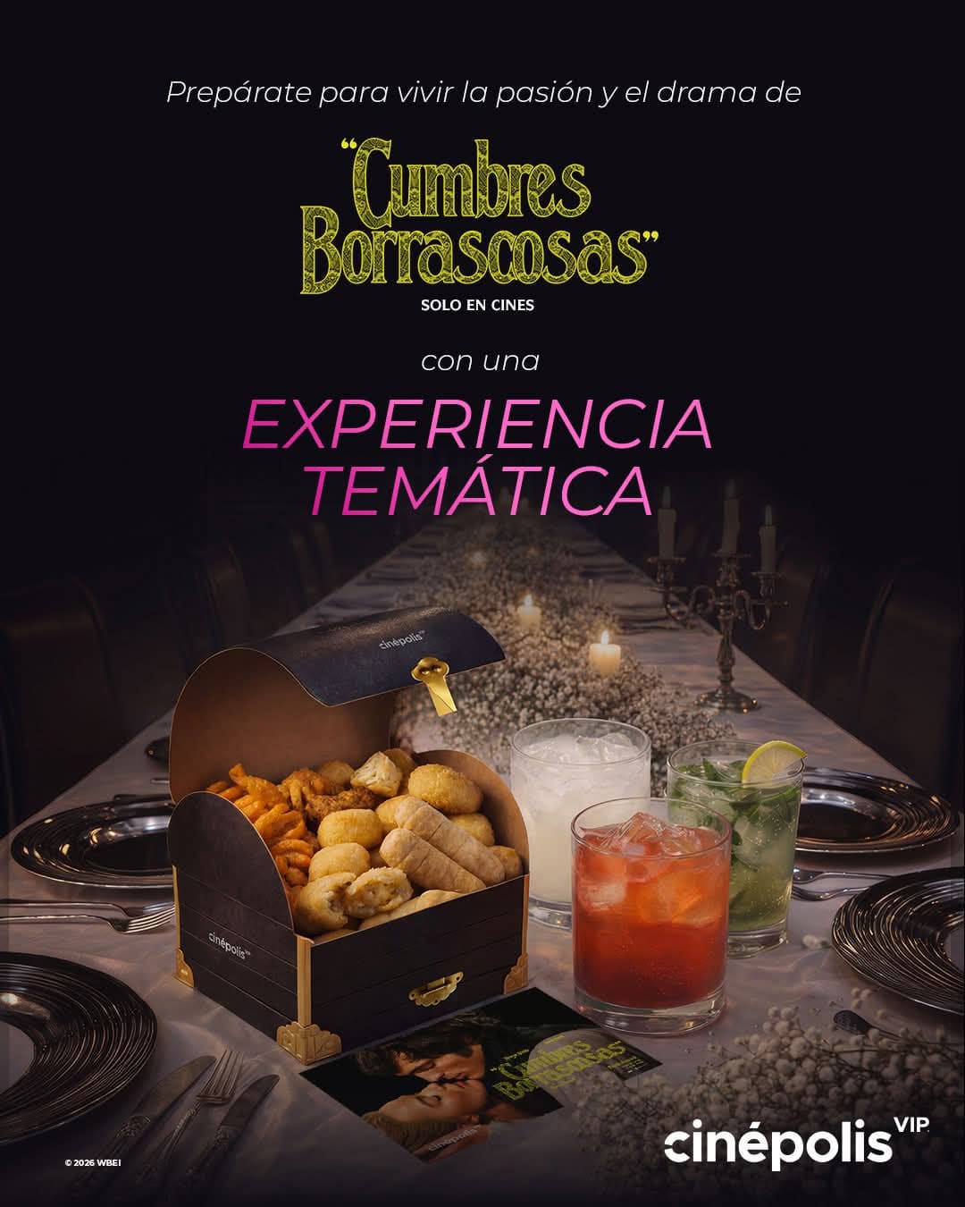 Menú temático cumbres borrascosas
