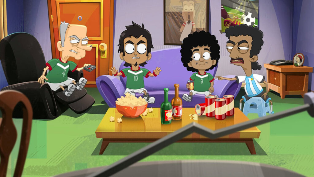 La familia del barrio película entrevista