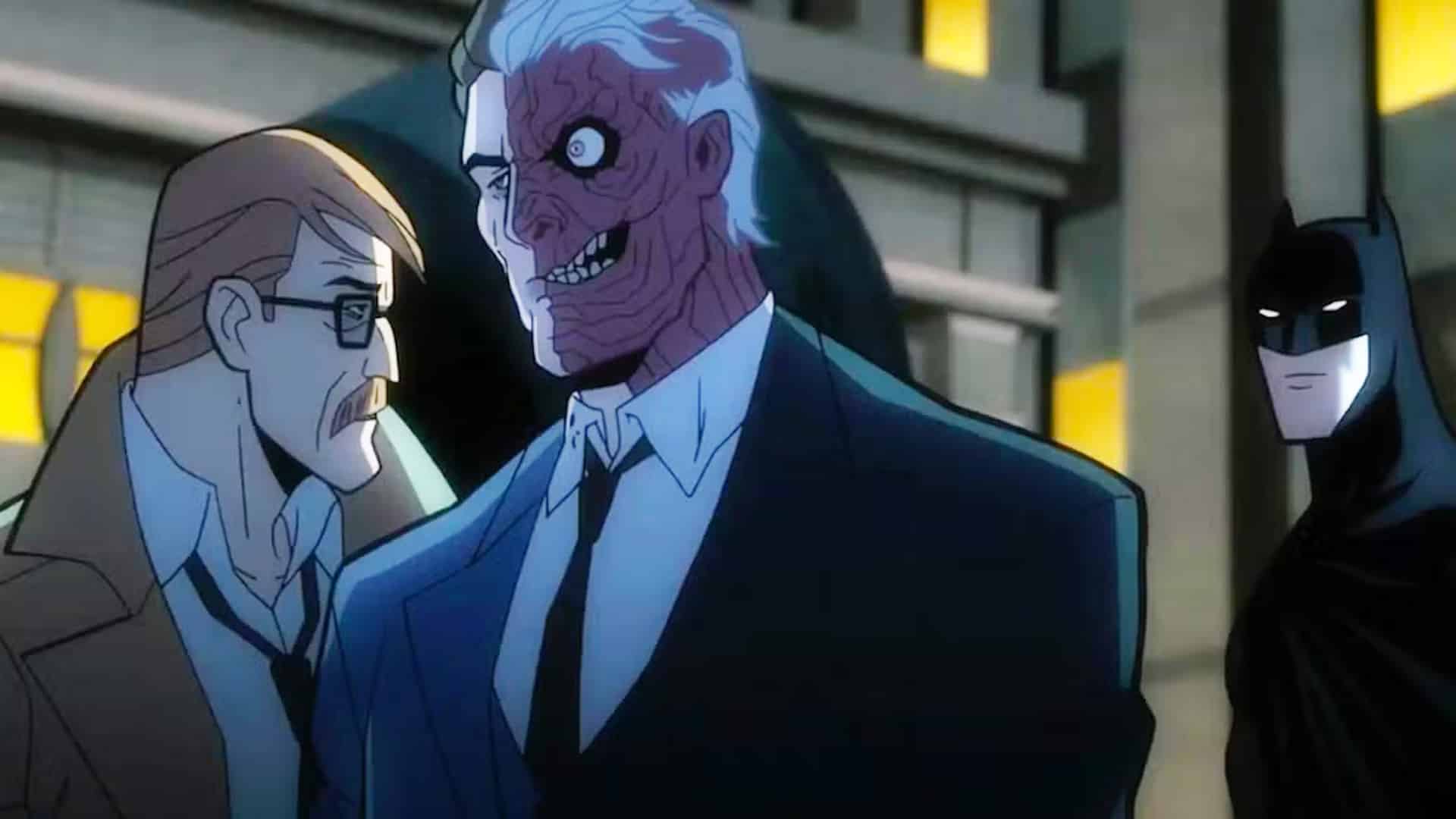 Dos Caras animado Harvey Dent