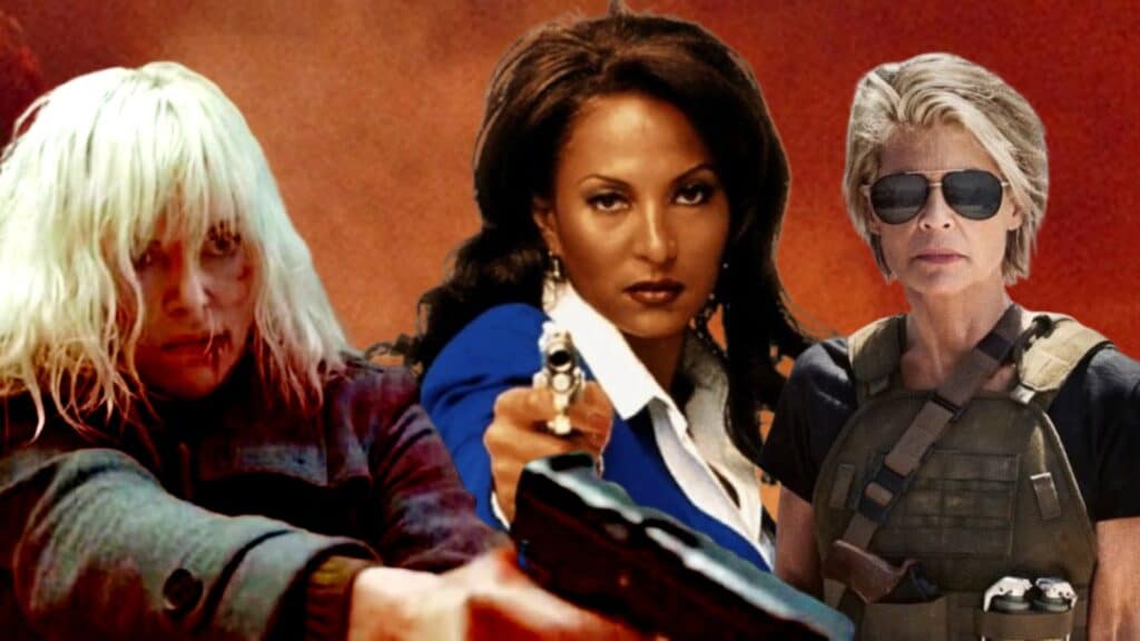 Charlize Theron, Pam Grier, Linda Hamilton, The Expendables spin-off