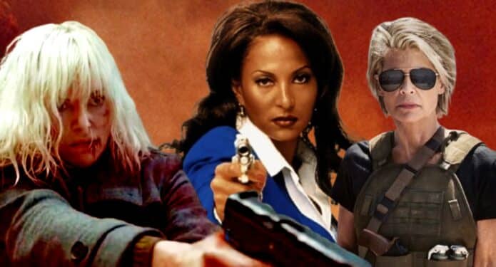 Charlize Theron, Pam Grier, Linda Hamilton, The Expendables spin-off
