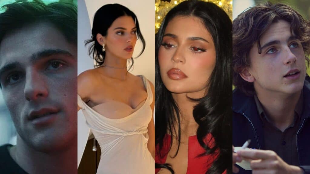 Kendall Jenner y Jacob Elordi Kylie Jenner y Timothée Chalamet