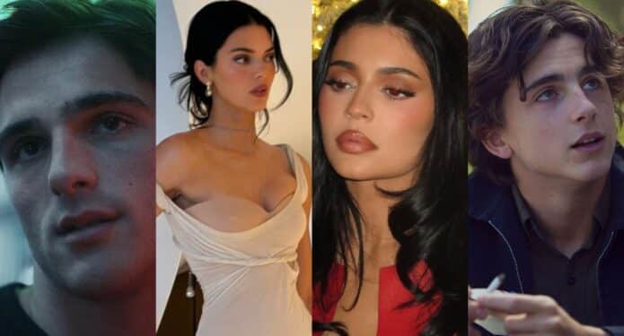 Kendall Jenner y Jacob Elordi Kylie Jenner y Timothée Chalamet