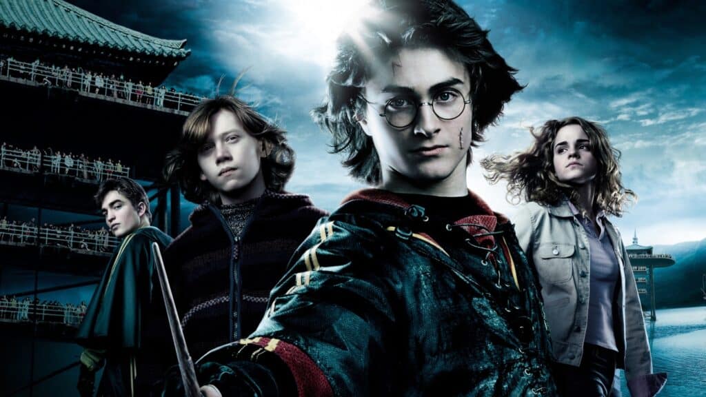Harry Potter y el Cáliz de fuego, daniel radcliffe, rupert grint, emma watson, robert pattinson