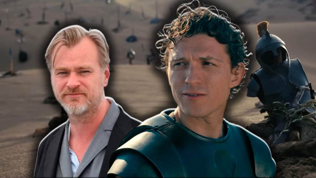Tom Holland y Christopher Nolan La odisea.