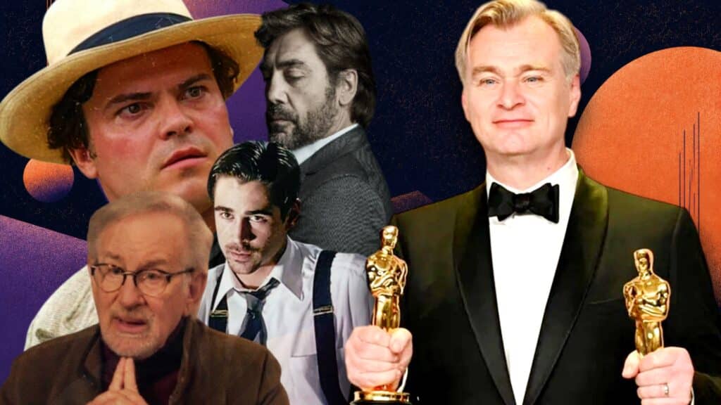 Christopher Nolan, Steven Spielberg, Jack Black, Colin Farrell y Javier Bardem