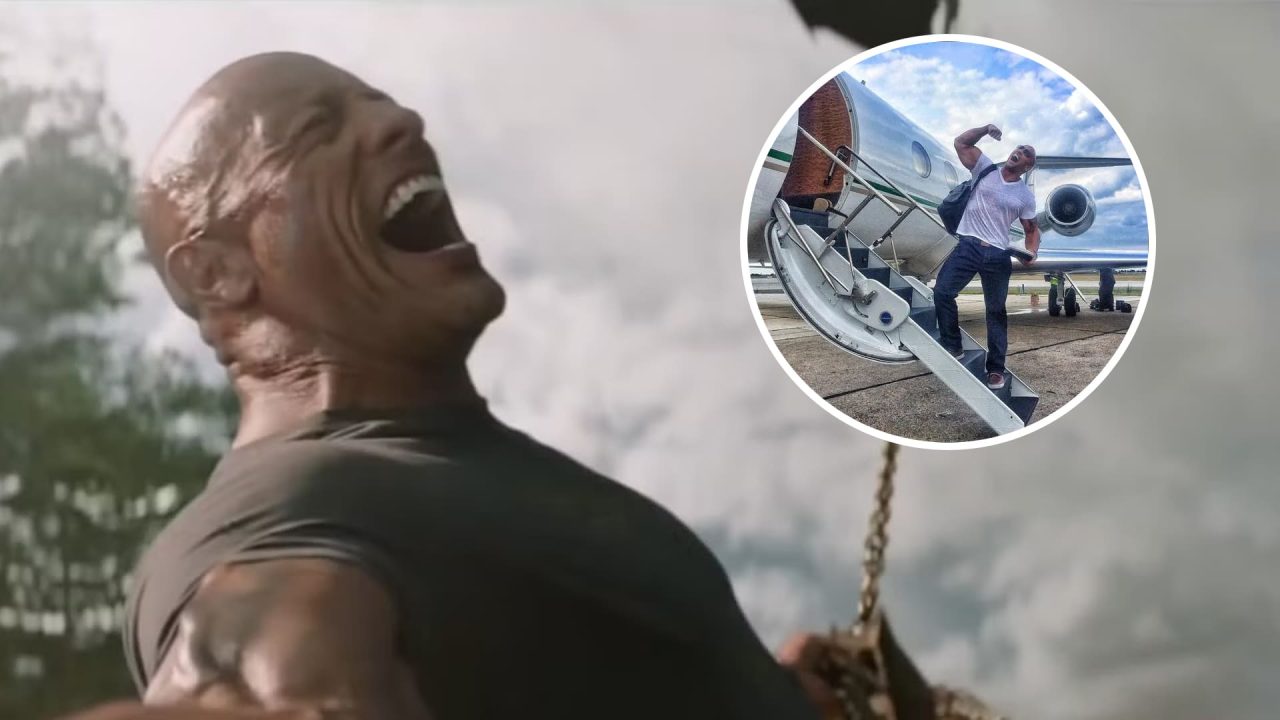 Dwayne Johnson accidente avión