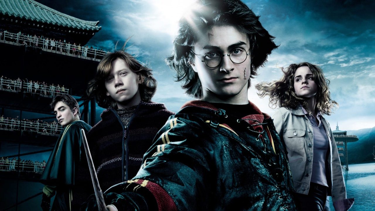 Harry Potter y el Cáliz de fuego, daniel radcliffe, rupert grint, emma watson, robert pattinson