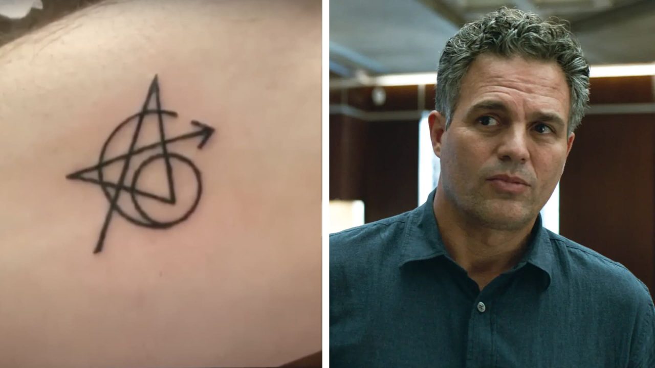 Mark Ruffalo tatuaje Los Vengadores