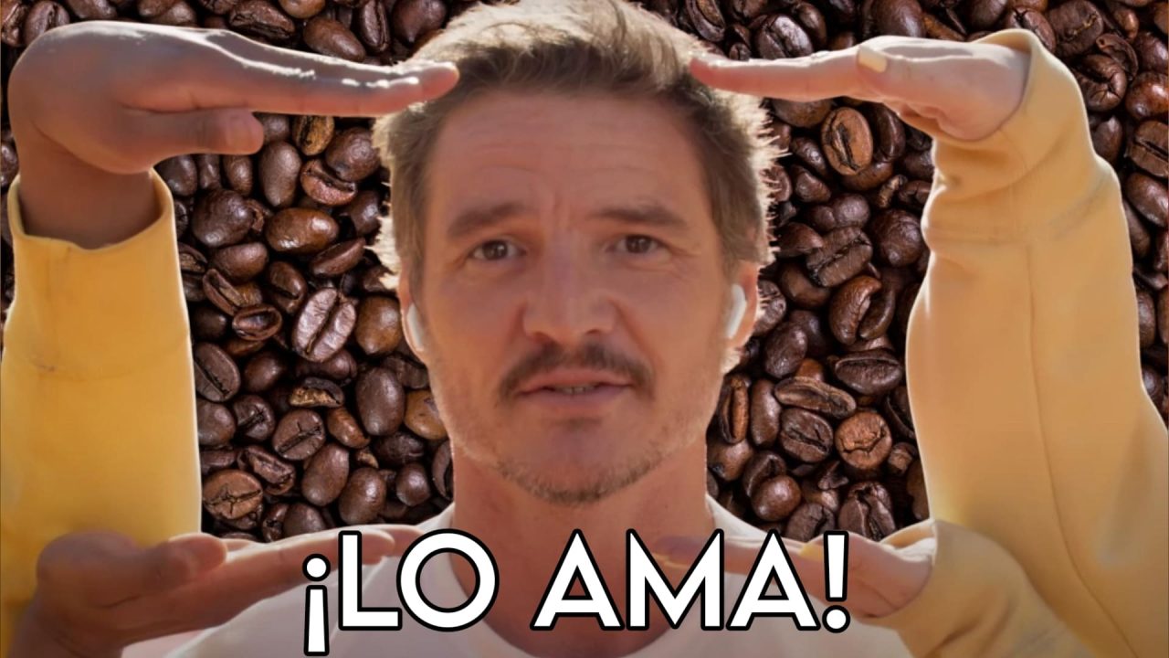 Pedro Pascal se obcesionó con el café