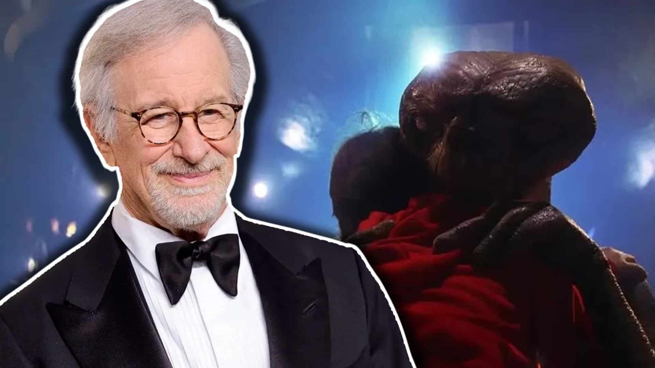 © 1982,. Universal Pictures; Getty Images. Imagen de Steven Spielberg e E.T. El extraterrestre