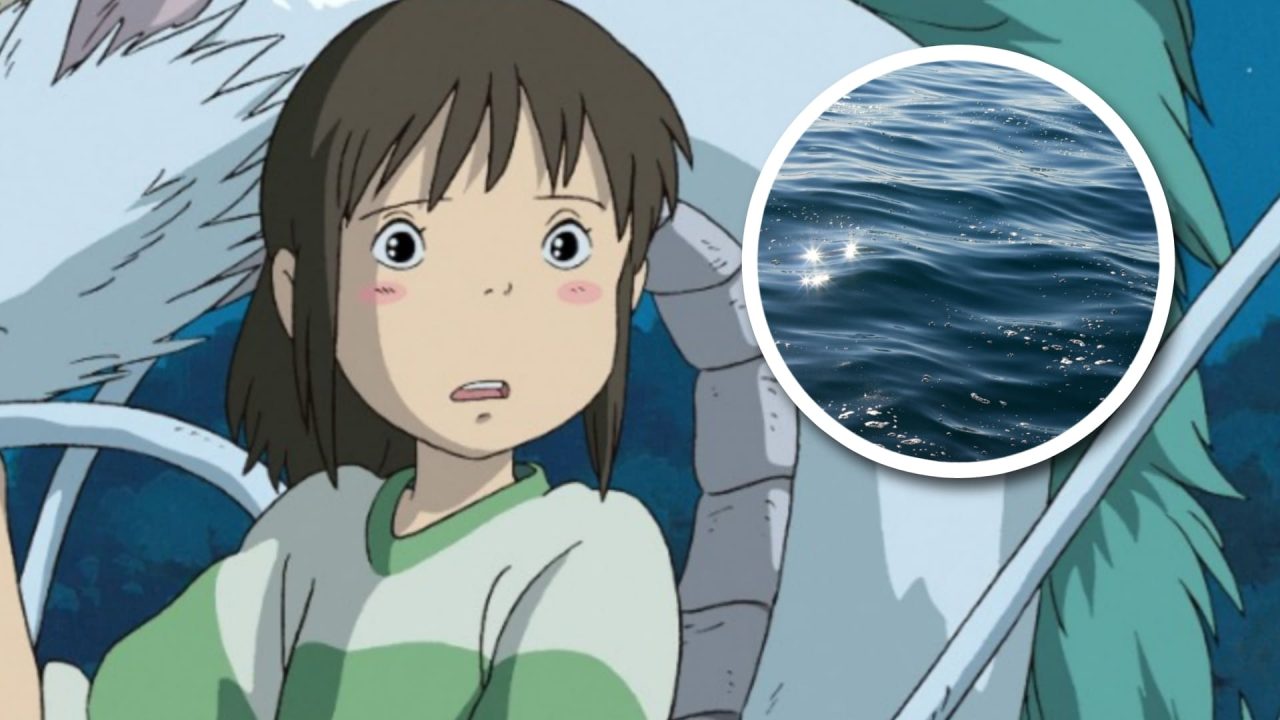 Agua usada en imagenes de studio ghibli (ia)